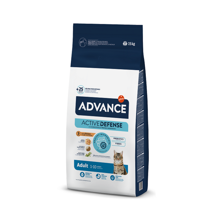 ADVANCE CAT ADULT CHICKEN 15.0KG - ДЛЯ ВЗРОСЛЫХ КОШЕК (КУРИЦA И РИС) (573511)