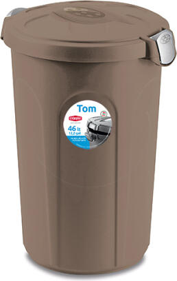 Konteiners barībai TOM brūna kr. 46l