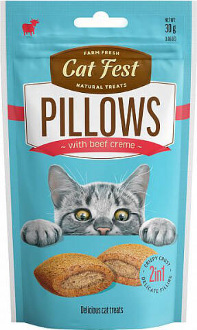 CatFest spilventiņi ar liellopu gaļas pildijumu