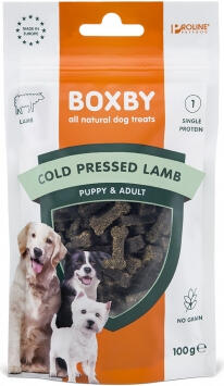 BOXBY COLD PRESED LAMB TREAT 100gr - BOXBY ЛАКОМСТВО ХОЛОДНОГО ОТЖИМА С ЯГНЕНКОМ ДЛЯ СОБАК 100 gr (8114020586)