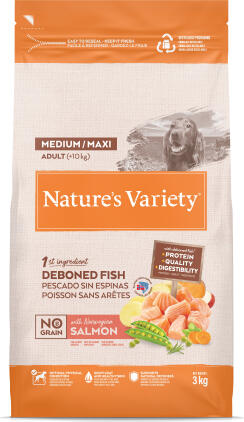 Natures Variety Dog Original No Grain Medium Adult Salmon 3 Kg (967067)