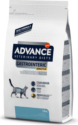 ADVANCE VETERINARY DIETS CAT GASTROENTERIC SENSITIVE 1.5KG - ДЛЯ КОШЕК С ЧУВСТВИТЕЛЬНЫМ ПИЩЕВАРЕНИЕМ (921503)