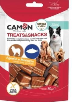 Camon Gardums - jēra / mencas kubiciņi 80g (AE707)