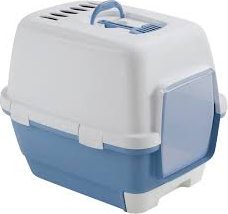 Stefanplast Kaķu tualete CATHY Clever&Smart (zili-pelēks/balts) (98714)