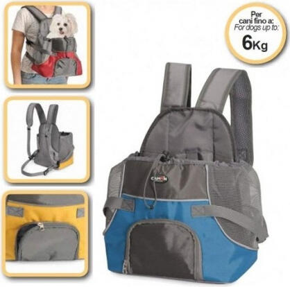 Camon Рюкзак для перевозки животных Blue 28x22x26-38cm (C748/2)