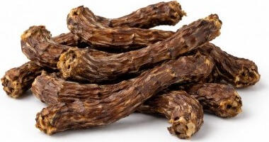 HAU & MIAU dog treat - duck necks 500 gr - дополнительная добавка к корму для собак, сушеные утиные шейки. (HM-8238)