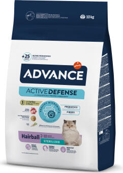 ADVANCE CAT STERILIZED HAIRBALL 10KG (962823)