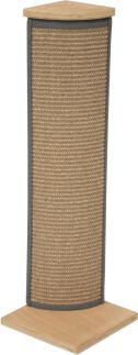 Camon Угловой столб для заточки когтей для кошек, поворотный, 19x19x60h см (AC125)