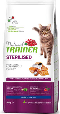 NT STERILISED ADULT SALMON&PEA 10KG - СУХОЙ КОРМ С ЛОСОСЕМ И ГОРОШКОМ ДЛЯ ВЗРОСЛЫХ СТЕРИЛИЗОВАННЫХ КОШЕК (924698)