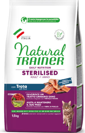 NT CAT ADULT STERILIZED ADULT WITH TROUT 1.5 KG — ДЛЯ ВЗРОСЛЫХ СТЕРИЛИЗОВАННЫХ КОШЕК, С ФОРЕЛЬЮ (965692)