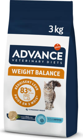 ADVANCE VETERINARY DIETS CAT WEIGHT BALANCE 3 KG - ДЛЯ КОШЕК ДЛЯ КОНТРОЛЯ ВЕСА (923938)