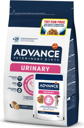 ADVANCE VETERINARY DIETS CAT URINARY 1,5 kg + 1 WET (969202)