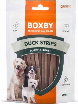 BOXBY DUCK STRIPS for DOGS 90g (3520010769)