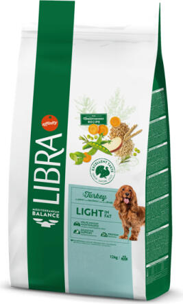 AFFINITY LIBRA DOG ADULT LIGHT IN FAT WITH TURKEY 12 KG – ДЛЯ ВЗРОСЛЫХ СОБАК С ИЗБЫТОЧНЫМ ВЕСОМ (969327)