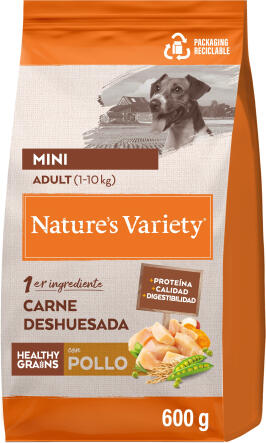 Nature's Variety Dog Healthy Grain Adult Mini Chicken Free Range 600gr - полнорационный сухой корм для взрослых собак мелких пород (967024)