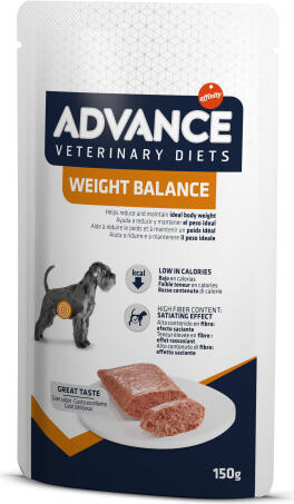 ADVANCE VETERINARY DIETS DOG WEIGHT BALANCE 150G - KONSERVI SUŅIEM SVARA KONTROLEI (8GB) (925820)