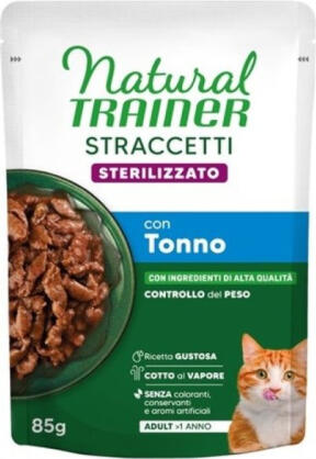 NATURAL TRAINER WET CAT STRACCETTI STERILIZED