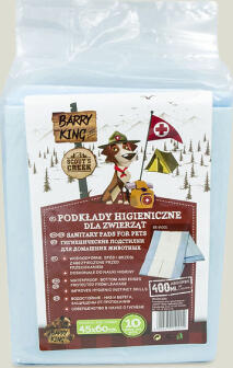 Barry King BK Впитывающие пеленки BK 45x60 см, 10 шт. (BK-14001)