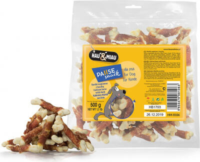 HAU&MIAU calcium bones with duck 500g